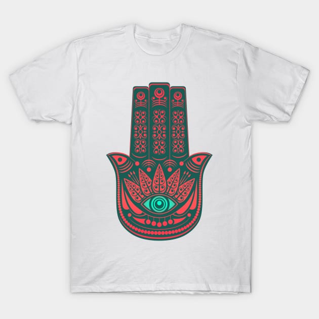 Hand Of Fatima  1 T-Shirt by chelbi_mar